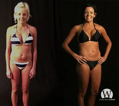 Andrea R.: before and after photos side by side