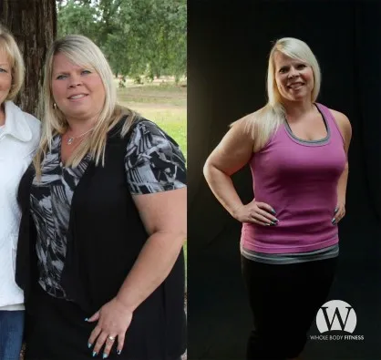 Cherisse: before and after photos side by side