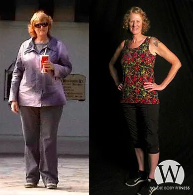 Debbie S.: before and after photos side by side