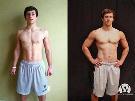 Jordan C.: before and after photos side by side