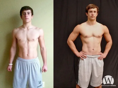 Jordan C.: before and after photos side by side