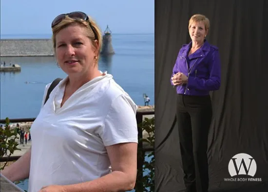 Kelly P.: before and after photos side by side