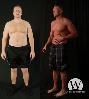 Stan R.: before and after photos side by side