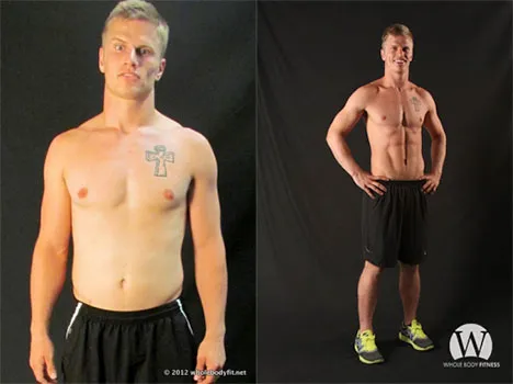 Wes C.: before and after photos side by side