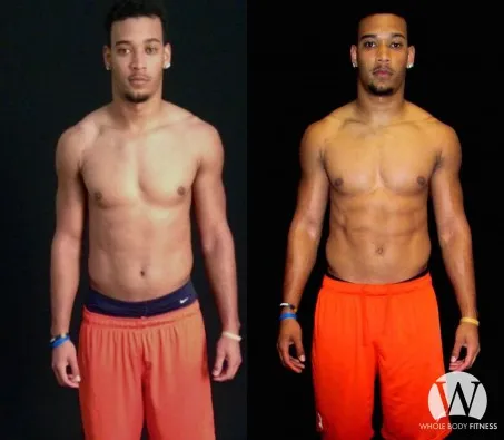Zane: before and after photos side by side